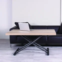 Altacom Table De Salon|Table Pour Petit Espace*Géniale Table basse relevable petit espace en mélaminé