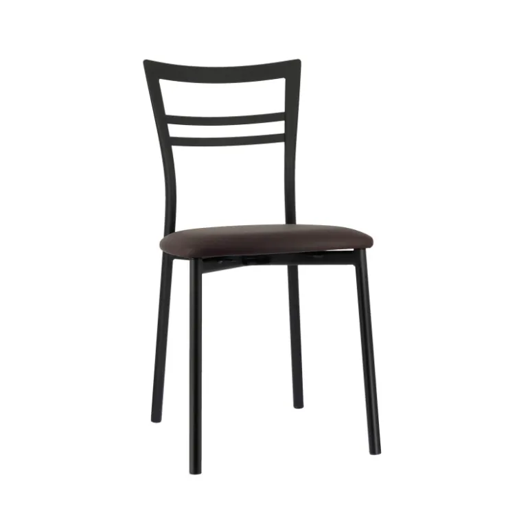 Chaise De Cuisine*Go 1419 Chaise de cuisine rembourrée en synthétique et métal