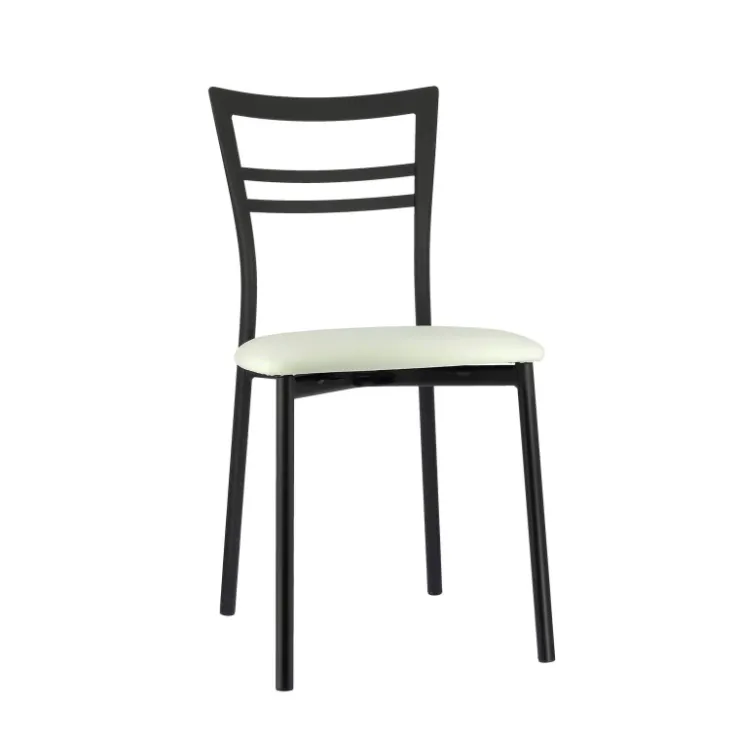 Chaise De Cuisine*Go 1419 Chaise de cuisine rembourrée en synthétique et métal