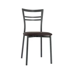 Chaise De Cuisine*Go 1419 Chaise de cuisine rembourrée en synthétique et métal