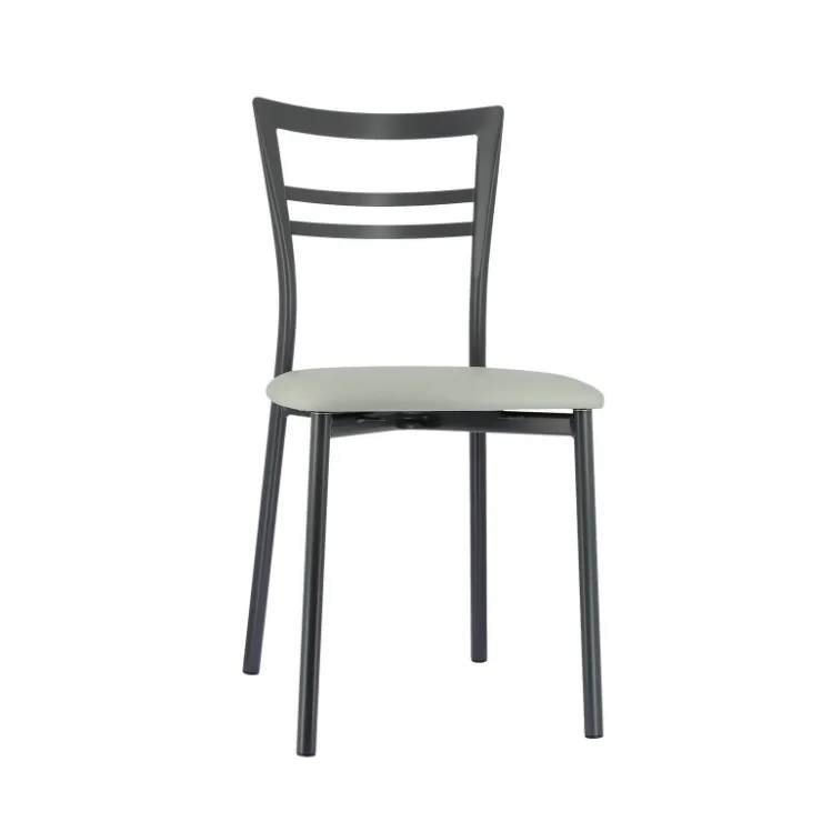 Chaise De Cuisine*Go 1419 Chaise de cuisine rembourrée en synthétique et métal