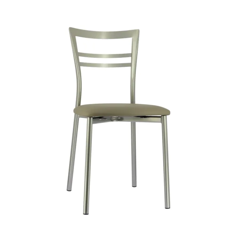 Chaise De Cuisine*Go 1419 Chaise de cuisine rembourrée en synthétique et métal