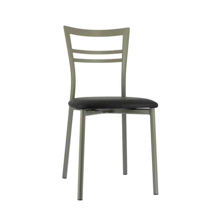 Chaise De Cuisine*Go 1419 Chaise de cuisine rembourrée en synthétique et métal
