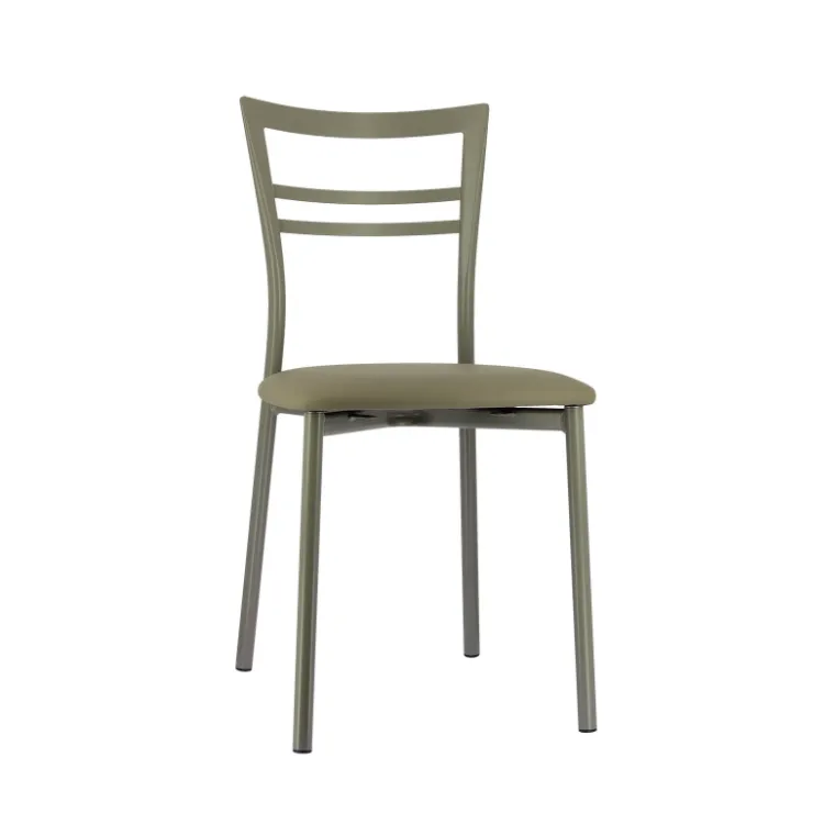 Chaise De Cuisine*Go 1419 Chaise de cuisine rembourrée en synthétique et métal