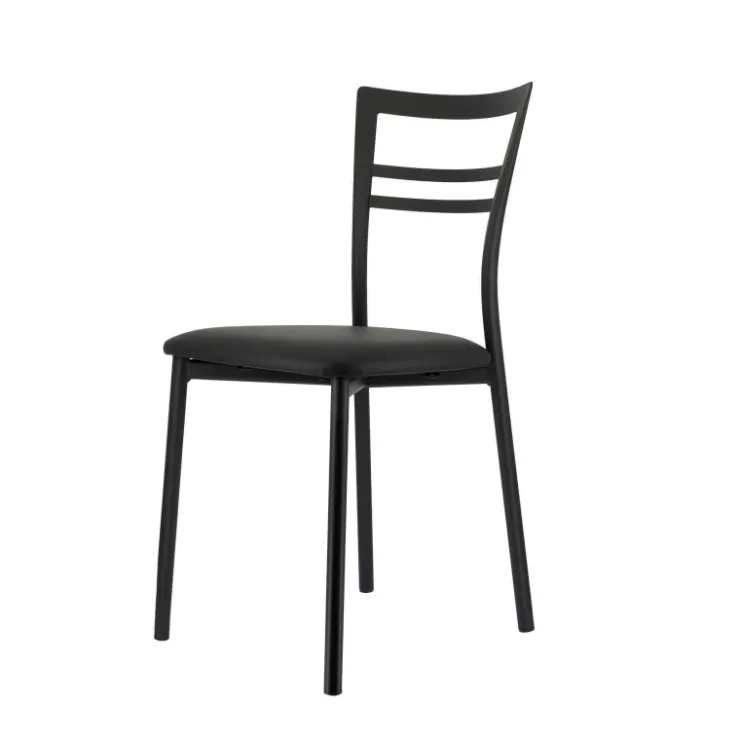 Chaise De Cuisine*Go 1419 Chaise de cuisine rembourrée en synthétique et métal
