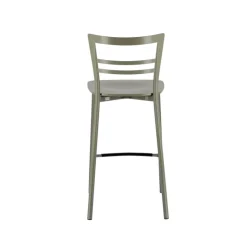 Tabouret Snack (assise +/- 65 Cm)|Tabouret De Bar (assise +/- 80 Cm)*Go Clip Connubia® Tabouret snack contemporain en métal et multiplis bois