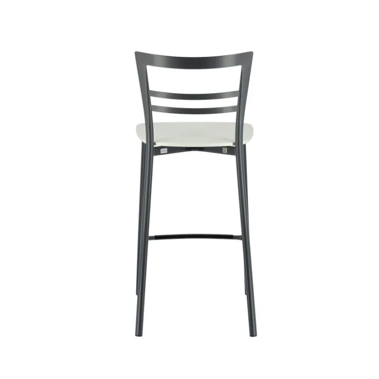 Tabouret Snack (assise +/- 65 Cm)|Tabouret De Bar (assise +/- 80 Cm)*Go Clip Connubia® Tabouret snack contemporain en métal et multiplis bois