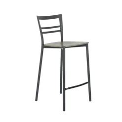 Tabouret Snack (assise +/- 65 Cm)|Tabouret De Bar (assise +/- 80 Cm)*Go Clip Connubia® Tabouret snack contemporain en métal et multiplis bois