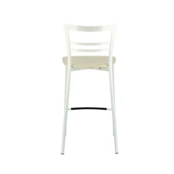Tabouret Snack (assise +/- 65 Cm)|Tabouret De Bar (assise +/- 80 Cm)*Go Clip Connubia® Tabouret snack contemporain en métal et multiplis bois