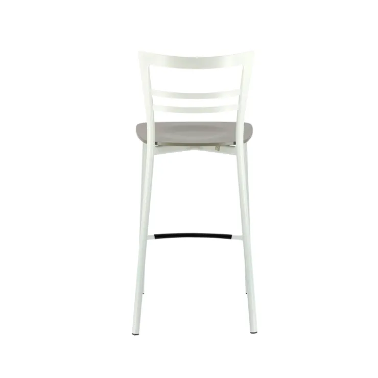 Tabouret Snack (assise +/- 65 Cm)|Tabouret De Bar (assise +/- 80 Cm)*Go Clip Connubia® Tabouret snack contemporain en métal et multiplis bois