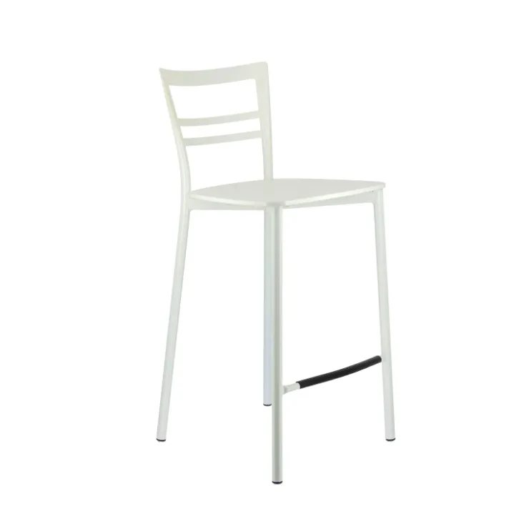 Tabouret Snack (assise +/- 65 Cm)|Tabouret De Bar (assise +/- 80 Cm)*Go Clip Connubia® Tabouret snack contemporain en métal et multiplis bois
