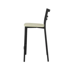 Tabouret Snack (assise +/- 65 Cm)|Tabouret De Bar (assise +/- 80 Cm)*Go Clip Connubia® Tabouret snack contemporain en métal et multiplis bois