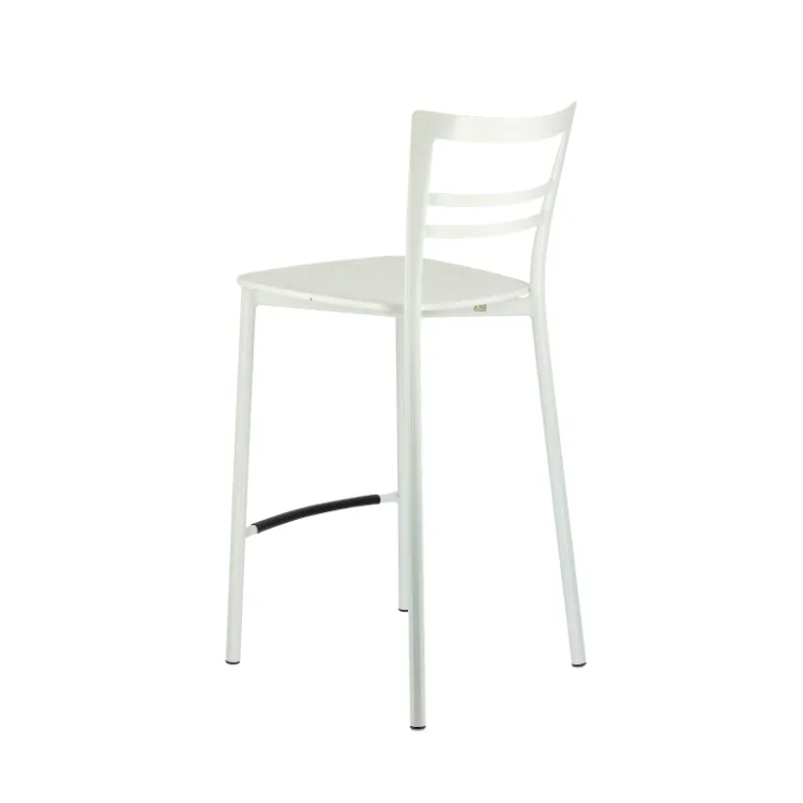 Tabouret Snack (assise +/- 65 Cm)|Tabouret De Bar (assise +/- 80 Cm)*Go Clip Connubia® Tabouret snack contemporain en métal et multiplis bois