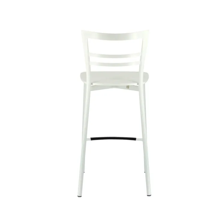 Tabouret Snack (assise +/- 65 Cm)|Tabouret De Bar (assise +/- 80 Cm)*Go Clip Connubia® Tabouret snack contemporain en métal et multiplis bois