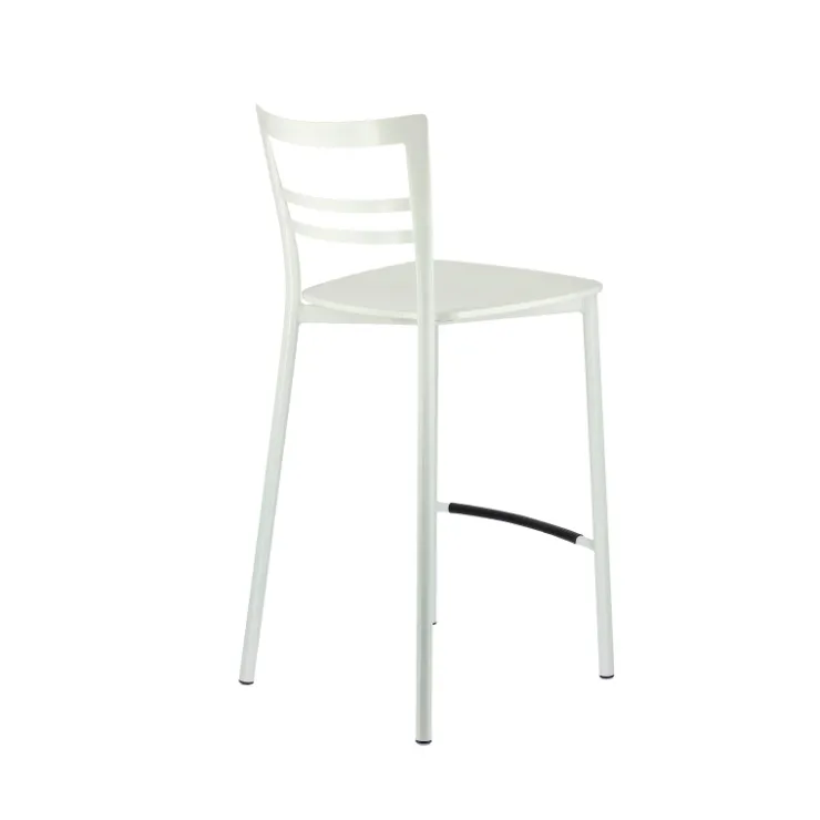 Tabouret Snack (assise +/- 65 Cm)|Tabouret De Bar (assise +/- 80 Cm)*Go Clip Connubia® Tabouret snack contemporain en métal et multiplis bois