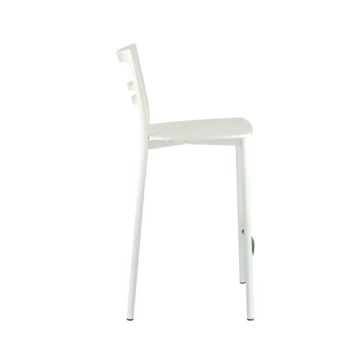 Tabouret Snack (assise +/- 65 Cm)|Tabouret De Bar (assise +/- 80 Cm)*Go Clip Connubia® Tabouret snack contemporain en métal et multiplis bois