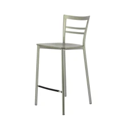 Tabouret Snack (assise +/- 65 Cm)|Tabouret De Bar (assise +/- 80 Cm)*Go Clip Connubia® Tabouret snack contemporain en métal et multiplis bois