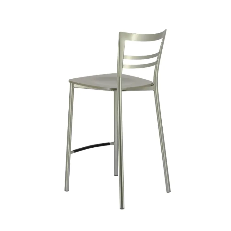 Tabouret Snack (assise +/- 65 Cm)|Tabouret De Bar (assise +/- 80 Cm)*Go Clip Connubia® Tabouret snack contemporain en métal et multiplis bois