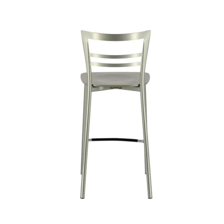 Tabouret Snack (assise +/- 65 Cm)|Tabouret De Bar (assise +/- 80 Cm)*Go Clip Connubia® Tabouret snack contemporain en métal et multiplis bois