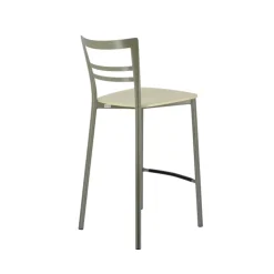 Tabouret Snack (assise +/- 65 Cm)|Tabouret De Bar (assise +/- 80 Cm)*Go Clip Connubia® Tabouret snack contemporain en métal et multiplis bois