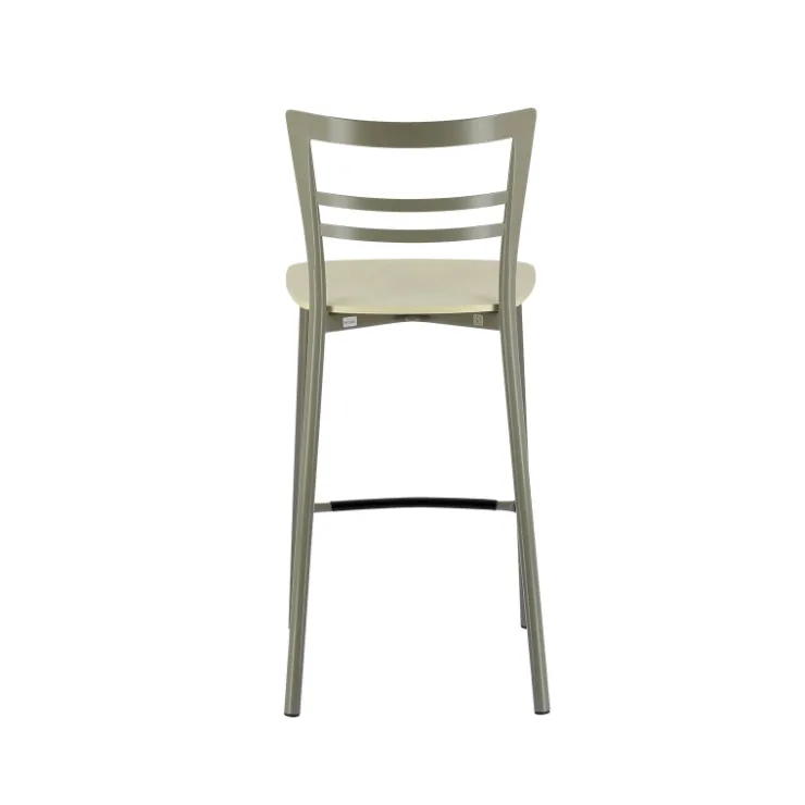 Tabouret Snack (assise +/- 65 Cm)|Tabouret De Bar (assise +/- 80 Cm)*Go Clip Connubia® Tabouret snack contemporain en métal et multiplis bois