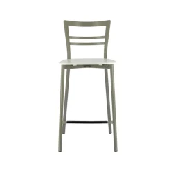 Tabouret Snack (assise +/- 65 Cm)|Tabouret De Bar (assise +/- 80 Cm)*Go Clip Connubia® Tabouret snack contemporain en métal et multiplis bois