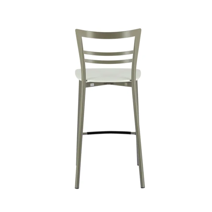 Tabouret Snack (assise +/- 65 Cm)|Tabouret De Bar (assise +/- 80 Cm)*Go Clip Connubia® Tabouret snack contemporain en métal et multiplis bois