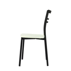 Chaise De Cuisine|Chaise De Salle à Manger*Go Connubia® Chaise contemporaine en métal et assise multiplis bois