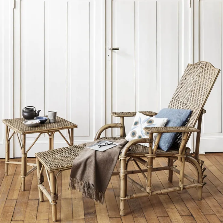 Kok Chaise Salon|Chaise Pour Chambre*Grand mèreChaise longue en rotin modulable