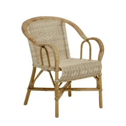 Kok Chaise De Cuisine|Fauteuil De Salon*Grand père MarcelFauteuil en rotin vintage