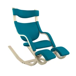 Varier Chaise De Bureau|Fauteuil De Bureau*Gravity ® Fauteuil de relaxation en tissu et bois