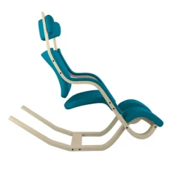 Varier Chaise De Bureau|Fauteuil De Bureau*Gravity ® Fauteuil de relaxation en tissu et bois