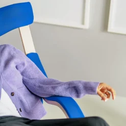 Varier Chaise De Bureau|Fauteuil De Bureau*Gravity ® Fauteuil de relaxation en tissu et bois