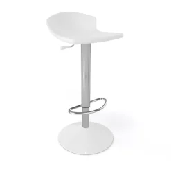 Tabouret Snack (assise +/- 65 Cm)|Tabouret De Bar (assise +/- 80 Cm)*Guliver Tabouret italien réglable en hauteur et pivotant en technopolymère et métal chromé