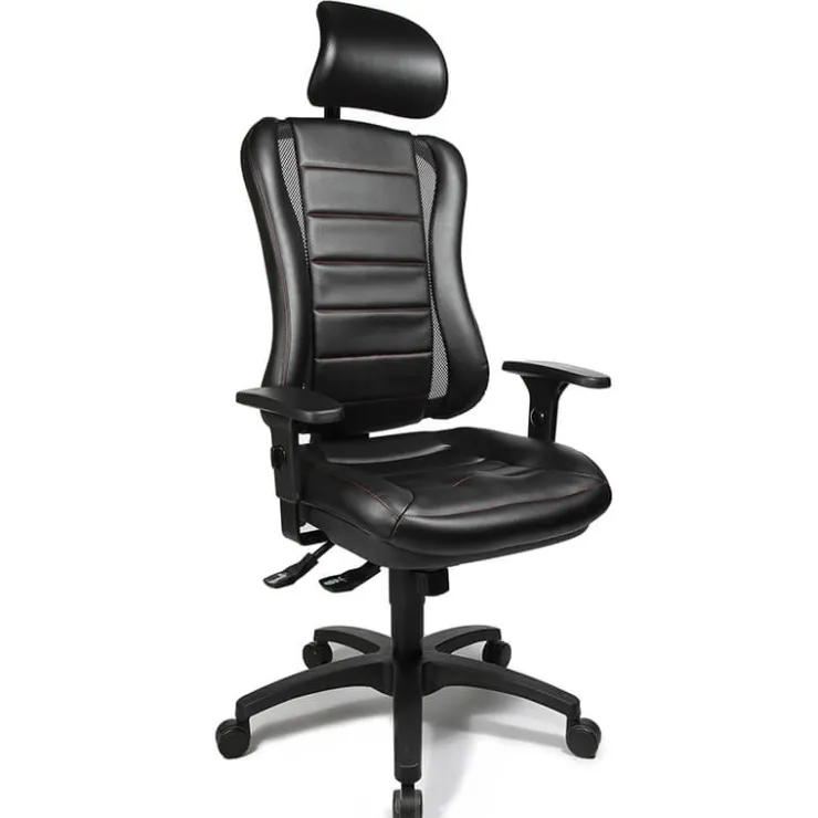 Top Star Chaise De Bureau*Head Point Fauteuil gamer avec accoudoirs réglables