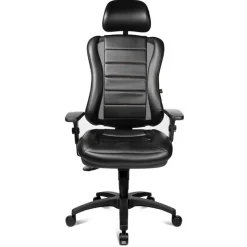 Top Star Chaise De Bureau*Head Point Fauteuil gamer avec accoudoirs réglables