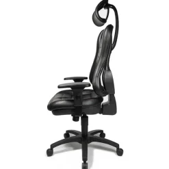 Top Star Chaise De Bureau*Head Point Fauteuil gamer avec accoudoirs réglables