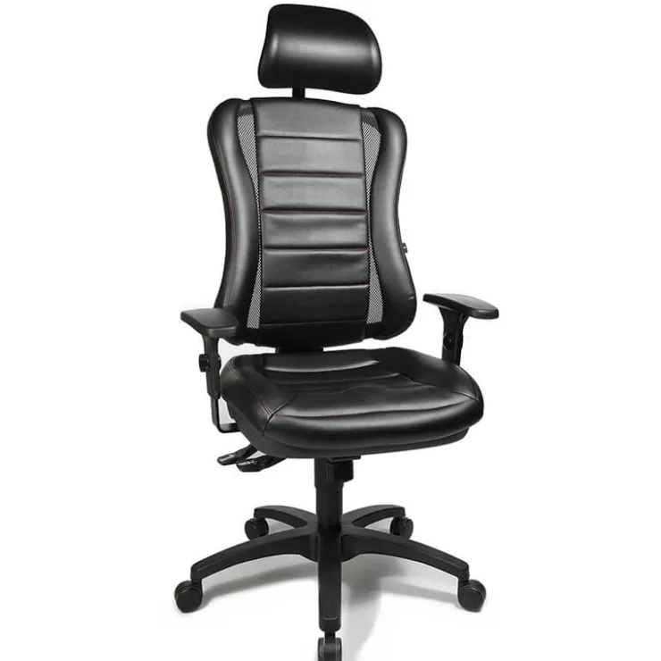 Top Star Chaise De Bureau*Head Point Fauteuil gamer avec accoudoirs réglables
