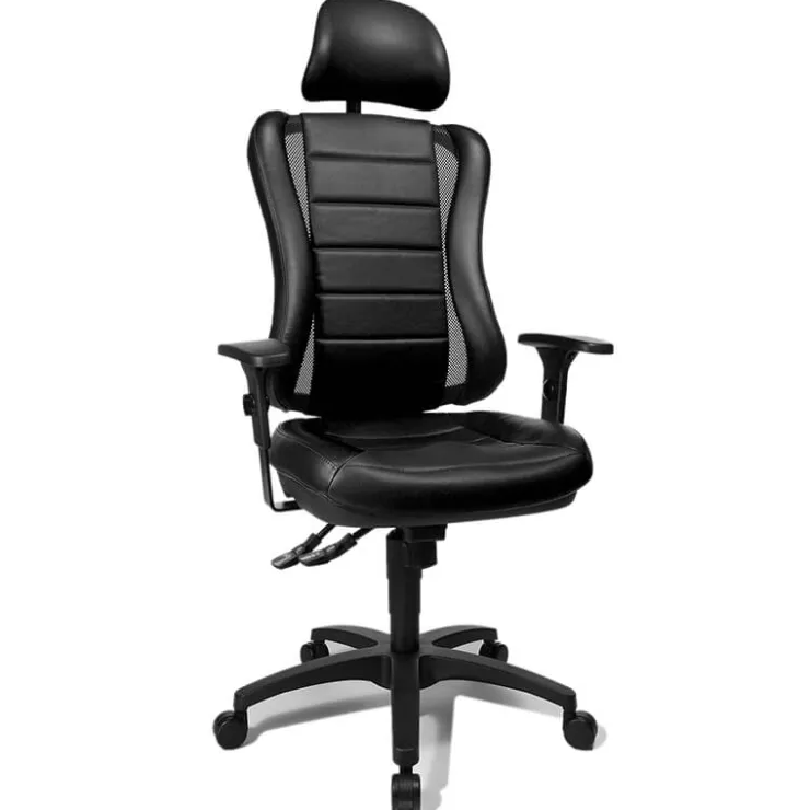Top Star Chaise De Bureau*Head Point Fauteuil gamer avec accoudoirs réglables