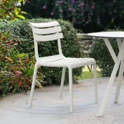 Chaise De Jardin*Helen Chaise de jardin moderne empilable en polypropylène