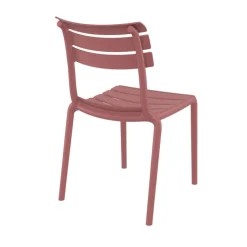 Chaise De Jardin*Helen Chaise de jardin moderne empilable en polypropylène