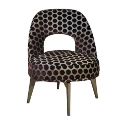 Paget Fauteuil De Salon*Hugo Chauffeuse pivotante art déco made in France