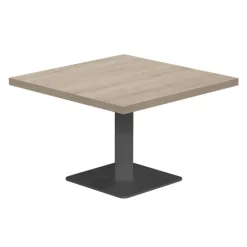 Cancio Table De Salon*Ibero mini Table basse carrée en stratifié pied central