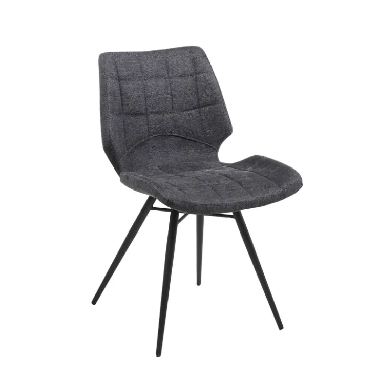 Chaise De Salle à Manger|Chaise Salon*IbérisChaise design vintage rembourrée en tissu