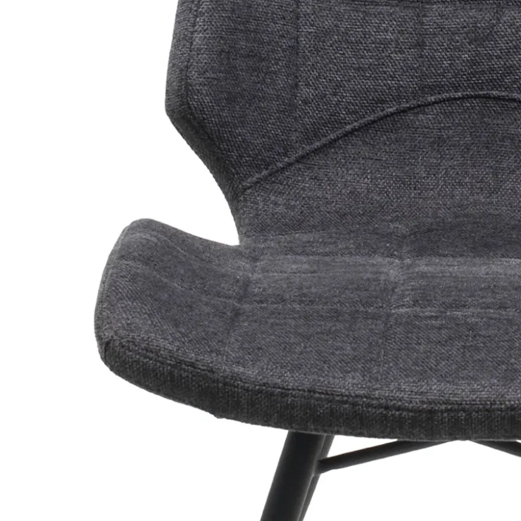 Chaise De Salle à Manger|Chaise Salon*IbérisChaise design vintage rembourrée en tissu