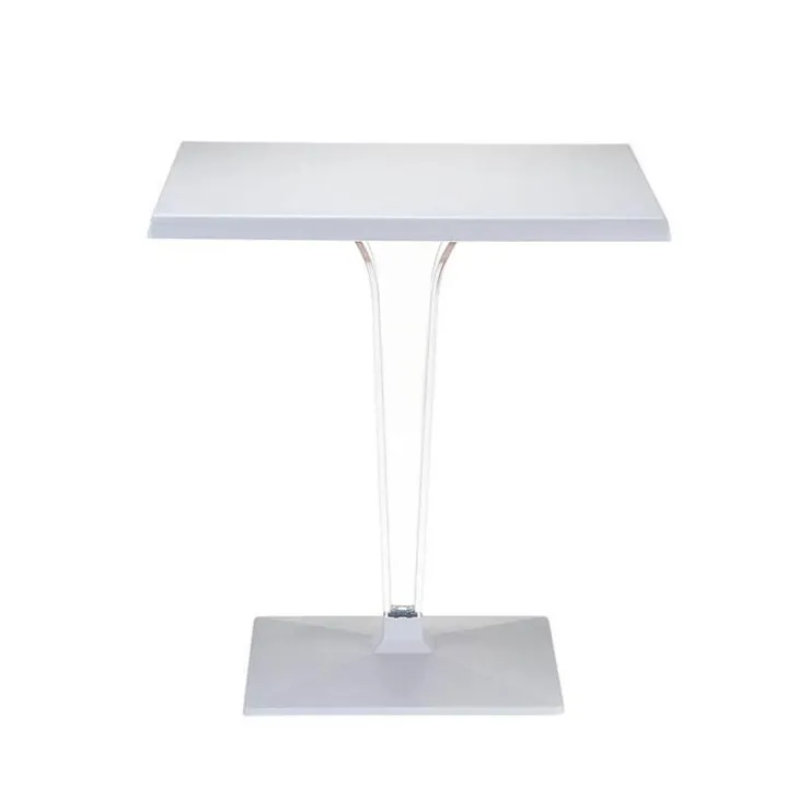 Table De Cuisine|Table Pour Petit Espace*Ice Table carrée en polycarbonate et stratifié