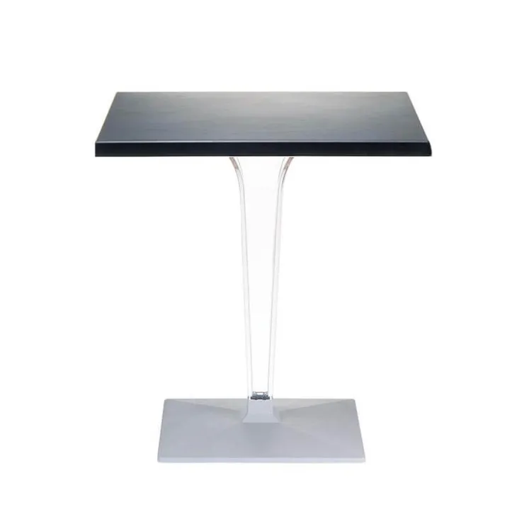 Table De Cuisine|Table Pour Petit Espace*Ice Table carrée en polycarbonate et stratifié