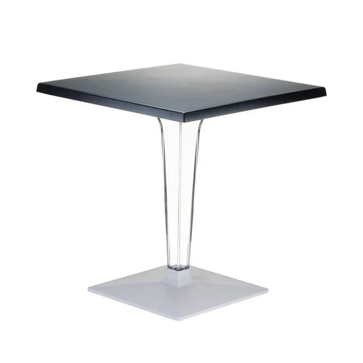 Table De Cuisine|Table Pour Petit Espace*Ice Table carrée en polycarbonate et stratifié