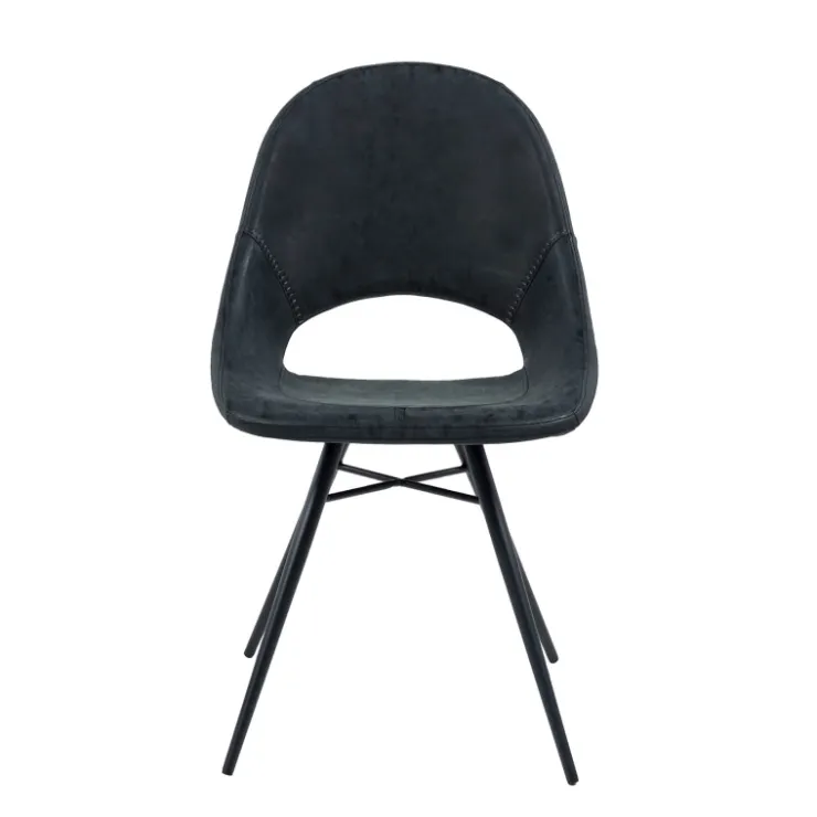 Chaise De Cuisine|Chaise De Salle à Manger*IsabelleChaise design avec coque ajourée en simili noir