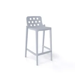 Tabouret Snack (assise +/- 65 Cm)|Tabouret De Bar (assise +/- 80 Cm)*Isidoro Tabouret snack moderne empilable avec dossier ronds ajourés